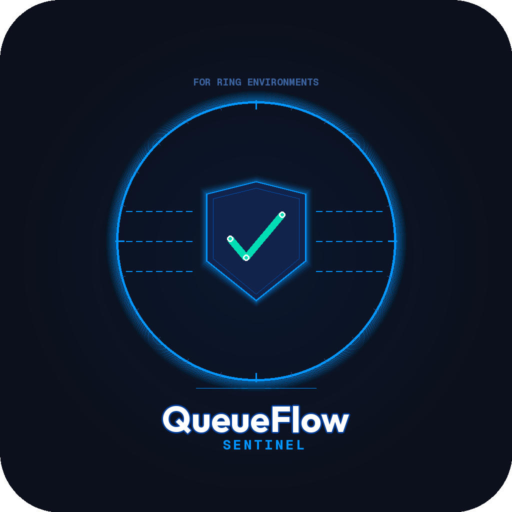 QueueFlow Sentinel Icon